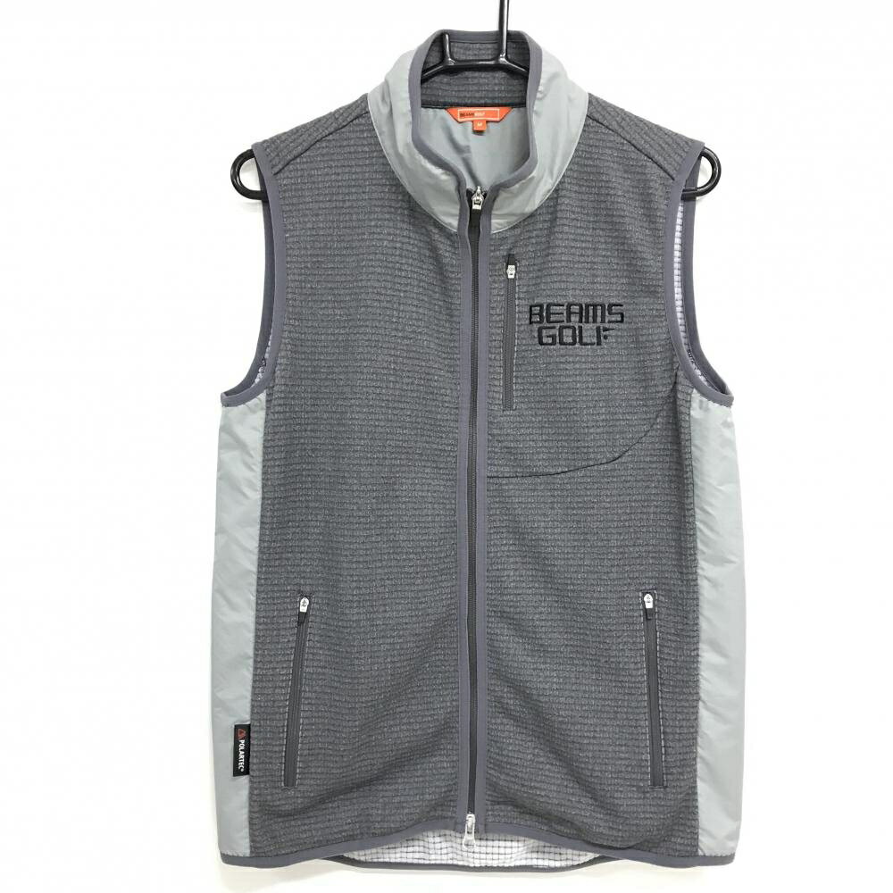 【新品未使用】BEAMS GOLF ビームスゴルフ ベスト 冬 ボア ロゴ BEAMS GOLF（ビームス ゴルフ）ORANGE LABEL / 切り替え フェイク