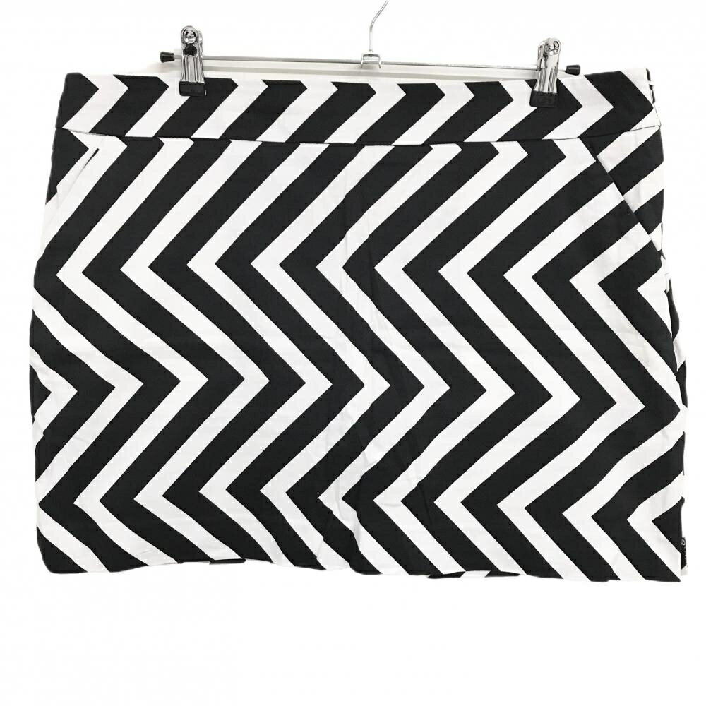 ラウドマウススカート白×黒変形スト...