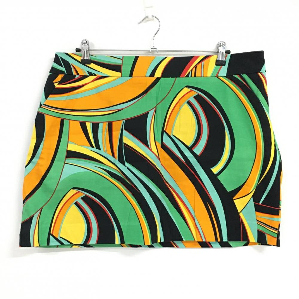 ラウドマウススカートグリーン×黒総...