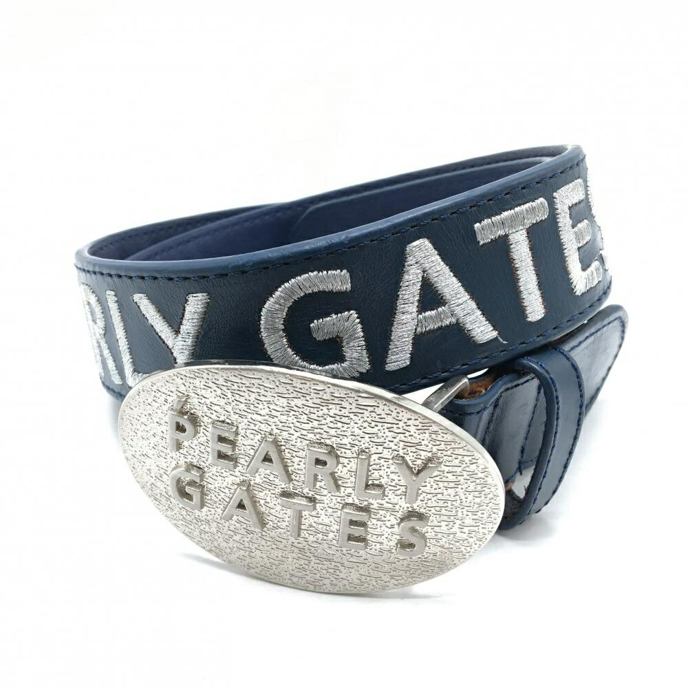 パーリーゲイツ トップ式ベルト ネイビー 30周年 レディース ゴルフウェア PEARLY GATES