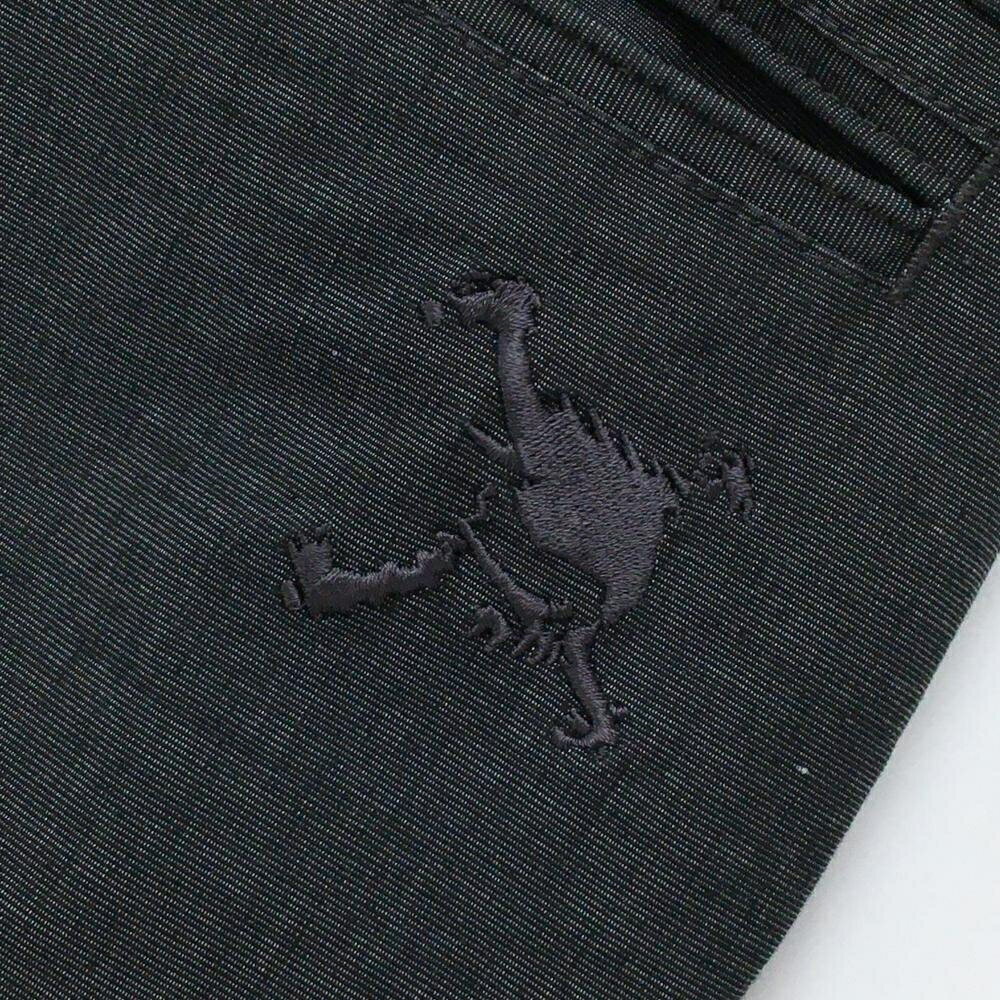 【ポイント10倍！楽天スーパーセール期間限定】【美品】オークリー パンツ 杢グレー ロゴ刺しゅう ストレッチ コットン混 メンズ 33 ゴルフウェア Oakley