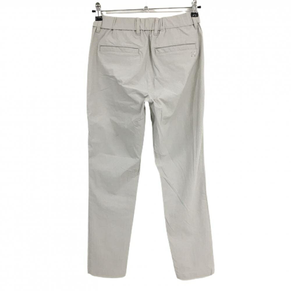 【超美品】ヒールクリーク パンツ ライトグレー ナイロン ストレッチ レディース 40(M) ゴルフウェア Heal Creek