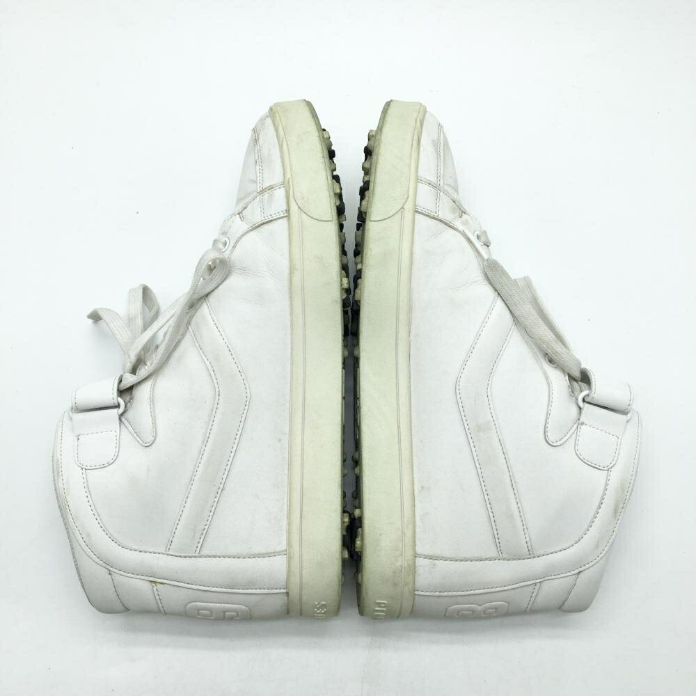 パーリーゲイツ ハイカットゴルフシューズ 白 053-1992301 メンズ 27.0 ゴルフウェア PEARLY GATES