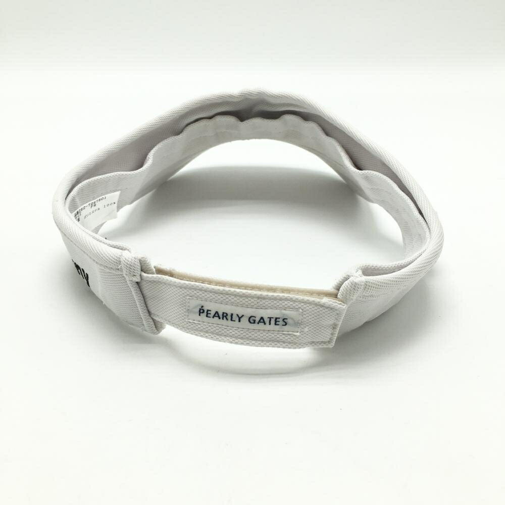 ジャックバニー サンバイザー 白 立体ロゴ FR ゴルフウェア Jack Bunny