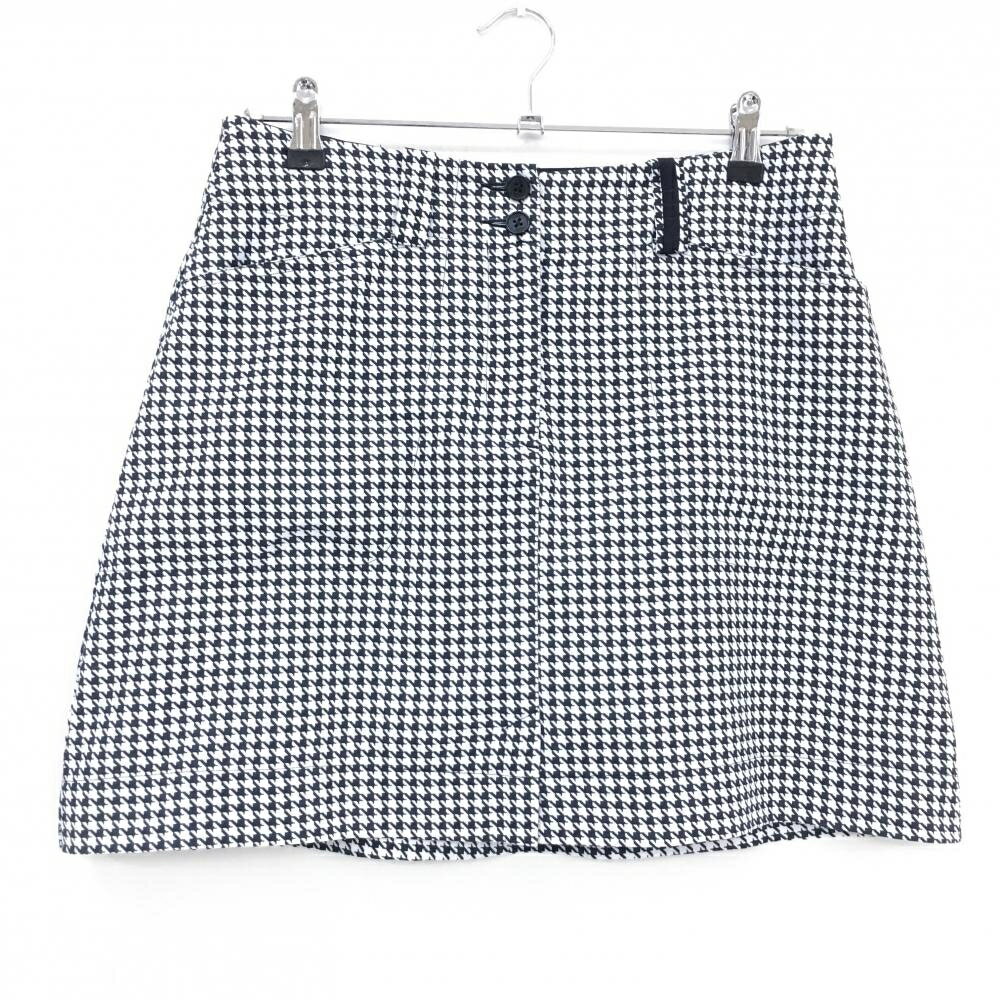 ナイキゴルフスカート白×黒千鳥格子...