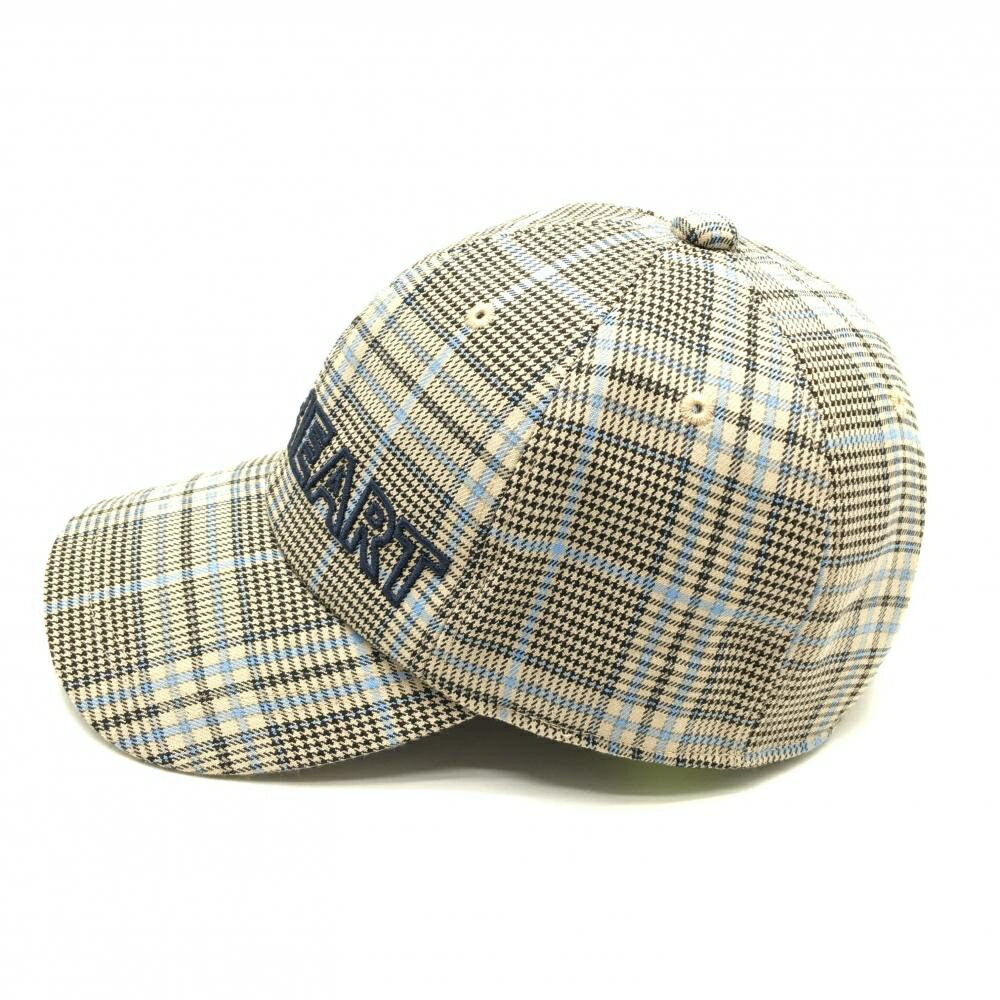 ビバハート キャップ ベージュ×ネイビー グレンチェック 40 ゴルフウェア VIVA HEART
