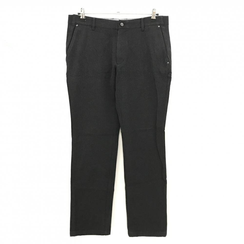 【美品】タイトリスト パンツ 杢黒 表微起毛 ストレッチ メンズ 88 ゴルフウェア TITLEIST