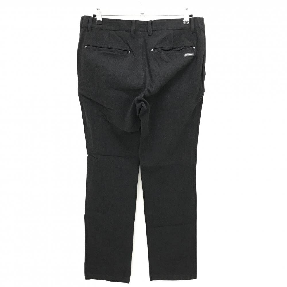 【美品】タイトリスト パンツ 杢黒 表微起毛 ストレッチ メンズ 88 ゴルフウェア TITLEIST