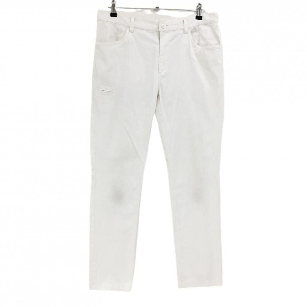 ビームスゴルフ パンツ 白 バックロゴ刺しゅう メンズ XL ゴルフウェア BEAMS GOLF