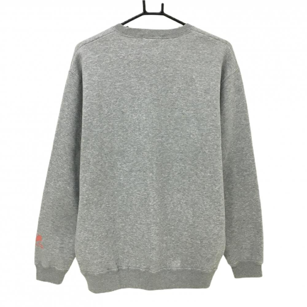 【美品】ジュンアンドロペ トレーナー グレー 裏起毛 メンズ L ゴルフウェア JUN＆ROPE