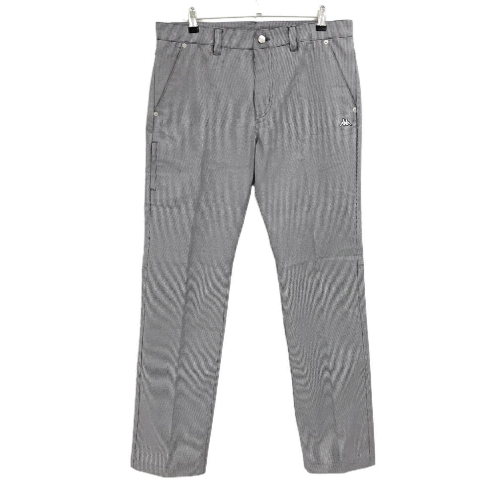 Kappa - 【美品】カッパ パンツ 黒×白 細目千鳥格子 メンズ O ゴルフウェア Kappa
