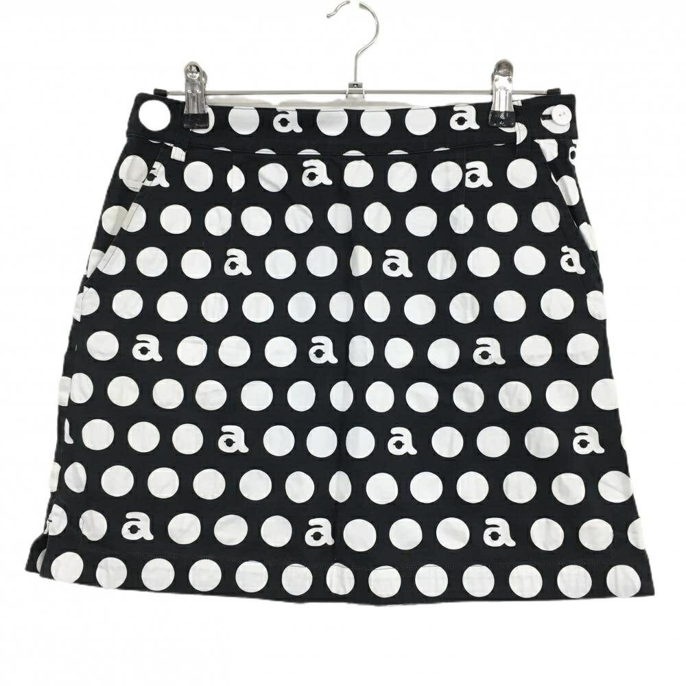 アルチビオスカート黒×白ドットレデ...