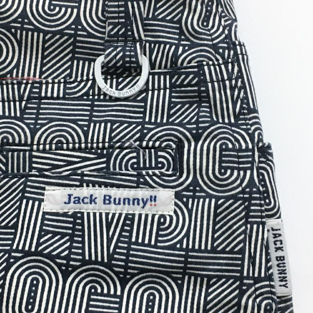 ジャックバニー スカート ネイビー×白 総柄 内側インナーパンツ レディース 1(M) ...
