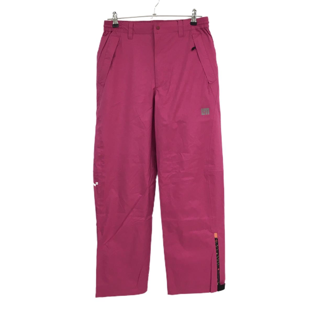 【新品】ラウドマウス レインパンツ ピンク×黒 一部スプラッシュ柄 レディース LL ゴルフウェア LOUDM...