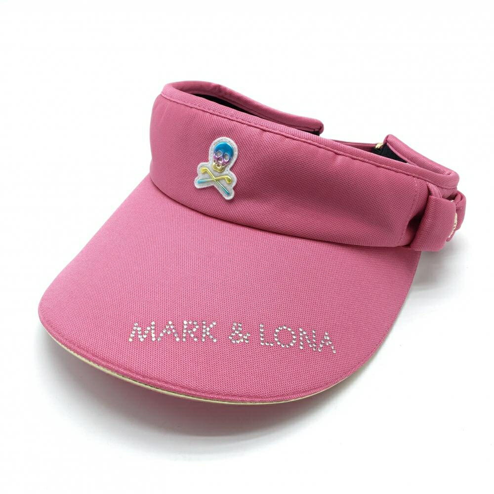 Men'S Wear - 【新品】マークアンドロナ サンバイザー ピンク グラデーションスカル FREE ゴルフウェア MARK＆LONA