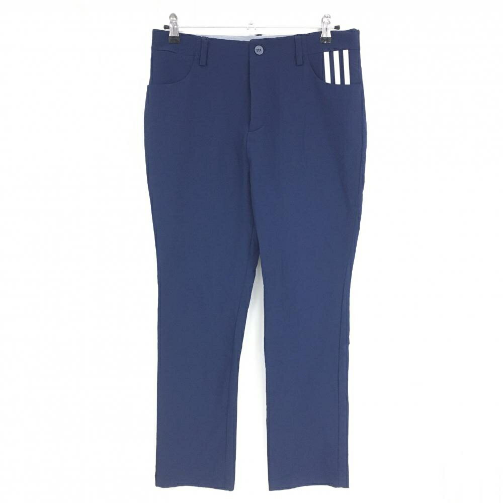 ADIDAS - 【美品】アディダス パンツ ネイビー×ライトグレー ポケット3ライン ストレッチ メンズ 82 ゴルフウェア adidas