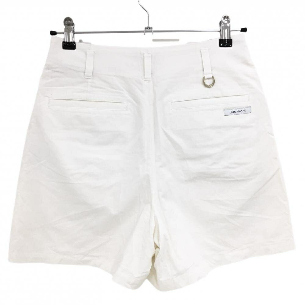 ジュンアンドロペ キュロットスカート 白 ワッペン 裏地付 レディース L ゴルフウ...