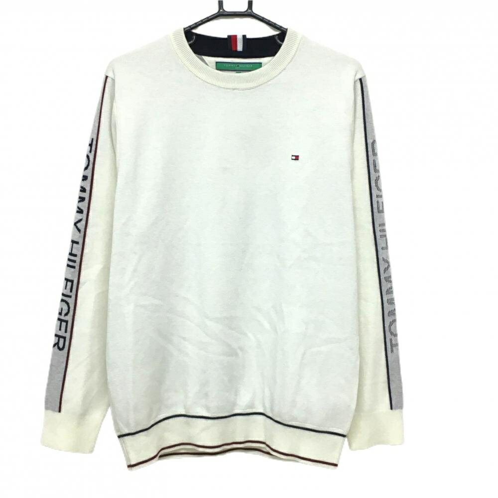 商品説明 ブランド Tommy Hilfiger Golf アイテム セーター 表記サイズ LL ※海外サイズの場合もございます。必ず実寸サイズをご確認ください。 実寸サイズ 　身幅：約56cm　袖丈：約63.5cm　肩幅：約43.5cm　着丈：約67.5cm ※実寸サイズの採寸方法については、こちらをご覧ください。 ★実寸サイズは平台に平置きして外寸を測定しており、商品によっては若干の誤差が生じます。数cmの誤差は予めご了承くださいませ。 特徴・仕様 ニット　 適応時期 秋 ・ 冬 商品ランク A+ コメント 商品ランク（ゴルフウェア） N 新品（タグ付き) S 新品未使用品（タグなし） A+ 使用感や汚れ等がない、または目立たない綺麗な中古品 A 使用感や汚れ等が少ない美品や良品 B+ 使用感や中小の汚れ等がある一般的な中古品 B 使用感や大中の汚れ等がある一般的な中古品 C 使用感や大中の汚れ、小さな穴等がある中古品 商品ランク（ゴルフシューズ） N 新品（タグ付き) S 新品未使用品（タグなし） A+ しわや汚れ等がない、または少ない綺麗な中古品 A しわや小さな汚れはあるが、使用感が少ない美品や良品 B+ しわや中小の汚れ、使用感がある一般的な中古品 B しわや大中の汚れ、使用感がある一般的な中古品 C しわや大中の汚れ、使用感がある中古品 D しわや大きな汚れ、使用感がある中古品 &nbsp;★A+～CランクはUSED品となりますので、神経質な方はご入札をお控えください。 &nbsp;★Nランクは新品商品ですが、一部保管時による汚れ等があります。商品説明や写真で必ずご確認ください。　