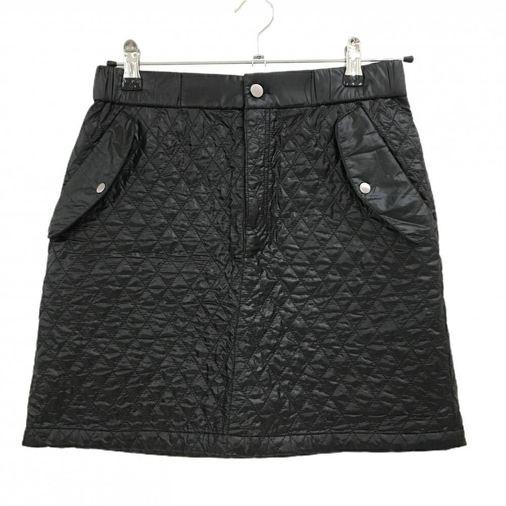 【美品】アンタイトルスポーツ 中綿スカート 黒 キルティング レディース M ゴルフウェア UNTITLED