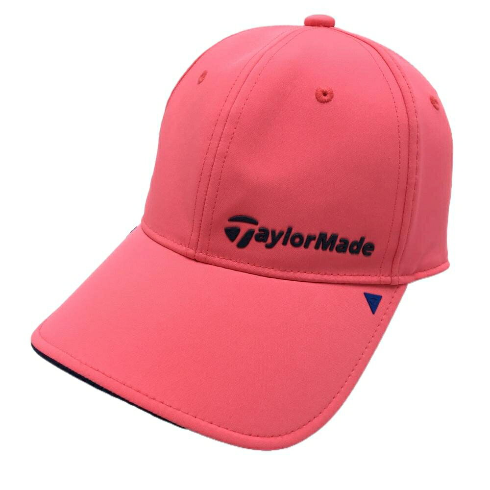 Taylor Made - 【超美品】テーラーメイド キャップ ピンク×ネイビー ロゴ フリーサイズ(56-58cm) ゴルフウェア TaylorMade