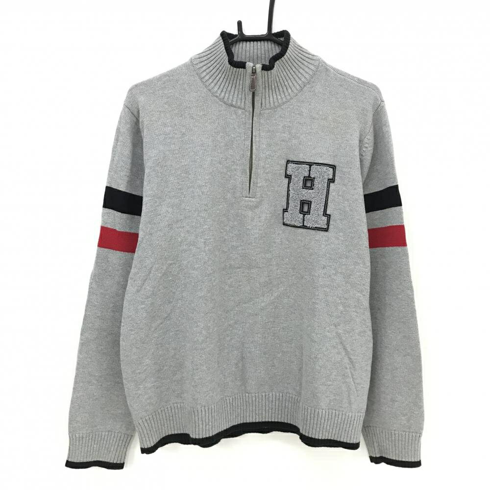 商品説明 ブランド Tommy Hilfiger Golf アイテム セーター 表記サイズ XL ※海外サイズの場合もございます。必ず実寸サイズをご確認ください。 実寸サイズ 　身幅：約53cm　袖丈：約62.5cm　肩幅：約43cm　着丈：約61cm ※実寸サイズの採寸方法については、こちらをご覧ください。 ★実寸サイズは平台に平置きして外寸を測定しており、商品によっては若干の誤差が生じます。数cmの誤差は予めご了承くださいませ。 特徴・仕様 適応時期 秋 ・ 冬 商品ランク B+ コメント ジップ周り・肩・胸元汚れ 商品ランク（ゴルフウェア） N 新品（タグ付き) S 新品未使用品（タグなし） A+ 使用感や汚れ等がない、または目立たない綺麗な中古品 A 使用感や汚れ等が少ない美品や良品 B+ 使用感や中小の汚れ等がある一般的な中古品 B 使用感や大中の汚れ等がある一般的な中古品 C 使用感や大中の汚れ、小さな穴等がある中古品 商品ランク（ゴルフシューズ） N 新品（タグ付き) S 新品未使用品（タグなし） A+ しわや汚れ等がない、または少ない綺麗な中古品 A しわや小さな汚れはあるが、使用感が少ない美品や良品 B+ しわや中小の汚れ、使用感がある一般的な中古品 B しわや大中の汚れ、使用感がある一般的な中古品 C しわや大中の汚れ、使用感がある中古品 D しわや大きな汚れ、使用感がある中古品 &nbsp;★A+～CランクはUSED品となりますので、神経質な方はご入札をお控えください。 &nbsp;★Nランクは新品商品ですが、一部保管時による汚れ等があります。商品説明や写真で必ずご確認ください。　