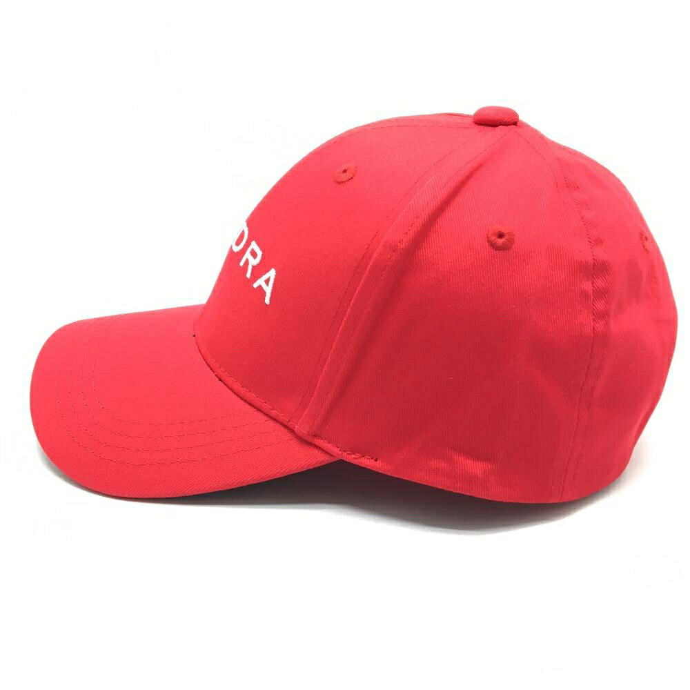 【新品】フィドラ キャップ レッド 吸汗速乾 綿100％ FREE ゴルフウェア FIDRA