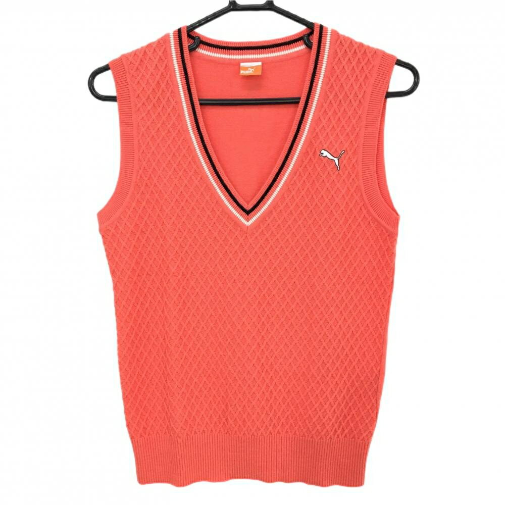 商品説明 ブランド PUMA アイテム ニットベスト 表記サイズ L ※海外サイズの場合もございます。必ず実寸サイズをご確認ください。 実寸サイズ 　身幅：約42cm　袖丈：約-cm　肩幅：約36cm　着丈：約57cm ※実寸サイズの採寸方...