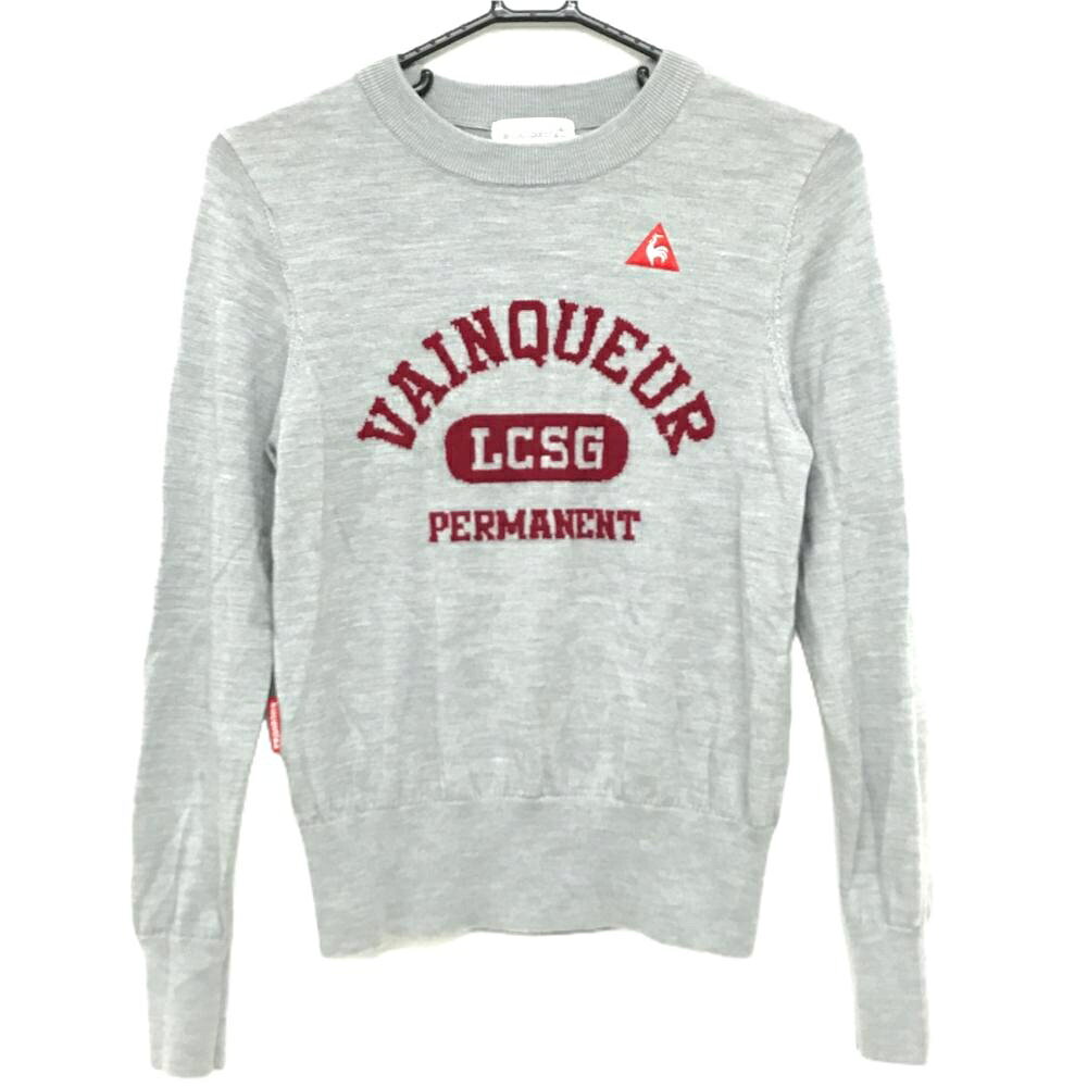 商品説明 ブランド le coq sportif アイテム セーター 表記サイズ M ※海外サイズの場合もございます。必ず実寸サイズをご確認ください。 実寸サイズ 　身幅：約41cm　袖丈：約52cm　肩幅：約36cm　着丈：約60cm ※実寸サイズの採寸方法については、こちらをご覧ください。 ★実寸サイズは平台に平置きして外寸を測定しており、商品によっては若干の誤差が生じます。数cmの誤差は予めご了承くださいませ。 特徴・仕様 適応時期 春 ・ 秋 商品ランク B+ コメント 袖糸引き 商品ランク（ゴルフウェア） N 新品（タグ付き) S 新品未使用品（タグなし） A+ 使用感や汚れ等がない、または目立たない綺麗な中古品 A 使用感や汚れ等が少ない美品や良品 B+ 使用感や中小の汚れ等がある一般的な中古品 B 使用感や大中の汚れ等がある一般的な中古品 C 使用感や大中の汚れ、小さな穴等がある中古品 商品ランク（ゴルフシューズ） N 新品（タグ付き) S 新品未使用品（タグなし） A+ しわや汚れ等がない、または少ない綺麗な中古品 A しわや小さな汚れはあるが、使用感が少ない美品や良品 B+ しわや中小の汚れ、使用感がある一般的な中古品 B しわや大中の汚れ、使用感がある一般的な中古品 C しわや大中の汚れ、使用感がある中古品 D しわや大きな汚れ、使用感がある中古品 &nbsp;★A+～CランクはUSED品となりますので、神経質な方はご入札をお控えください。 &nbsp;★Nランクは新品商品ですが、一部保管時による汚れ等があります。商品説明や写真で必ずご確認ください。　