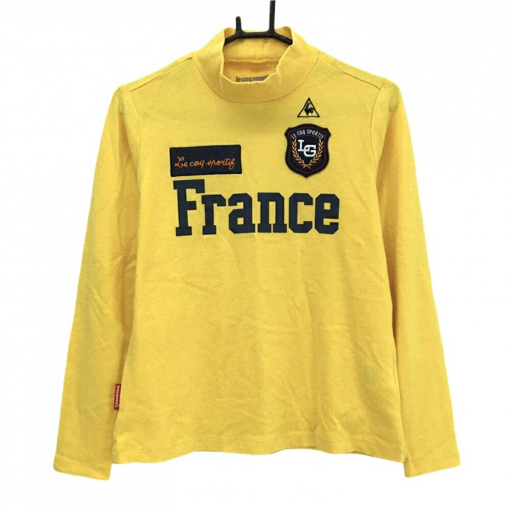 商品説明 ブランド le coq sportif アイテム 長袖ハイネックシャツ 表記サイズ L ※海外サイズの場合もございます。必ず実寸サイズをご確認ください。 実寸サイズ 　身幅：約48cm　袖丈：約56.5cm　肩幅：約37cm　着丈：約56.5cm ※実寸サイズの採寸方法については、こちらをご覧ください。 ★実寸サイズは平台に平置きして外寸を測定しており、商品によっては若干の誤差が生じます。数cmの誤差は予めご了承くださいませ。 特徴・仕様 適応時期 秋 ・ 冬 商品ランク B+ コメント ネック内側・胸上付近ネイビー地など毛羽立ち 商品ランク（ゴルフウェア） N 新品（タグ付き) S 新品未使用品（タグなし） A+ 使用感や汚れ等がない、または目立たない綺麗な中古品 A 使用感や汚れ等が少ない美品や良品 B+ 使用感や中小の汚れ等がある一般的な中古品 B 使用感や大中の汚れ等がある一般的な中古品 C 使用感や大中の汚れ、小さな穴等がある中古品 商品ランク（ゴルフシューズ） N 新品（タグ付き) S 新品未使用品（タグなし） A+ しわや汚れ等がない、または少ない綺麗な中古品 A しわや小さな汚れはあるが、使用感が少ない美品や良品 B+ しわや中小の汚れ、使用感がある一般的な中古品 B しわや大中の汚れ、使用感がある一般的な中古品 C しわや大中の汚れ、使用感がある中古品 D しわや大きな汚れ、使用感がある中古品 &nbsp;★A+～CランクはUSED品となりますので、神経質な方はご入札をお控えください。 &nbsp;★Nランクは新品商品ですが、一部保管時による汚れ等があります。商品説明や写真で必ずご確認ください。　