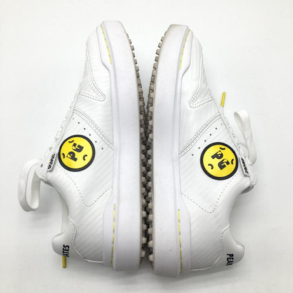 【ポイント10倍！楽天スーパーセール期間限定】【美品】パーリーゲイツ ローカットゴルフシューズ 白 053-5192302 レディース 24.0 ゴルフウェア 2025年モデル PEARLY GATES