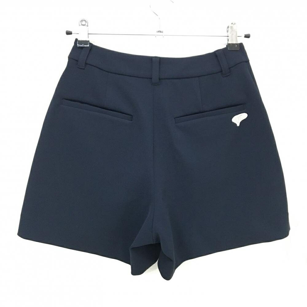 【超美品】ビームスゴルフ ショートパンツ ネイビー 無地 レディース S ゴルフウェア 2024年モデル BEAMS GOLF