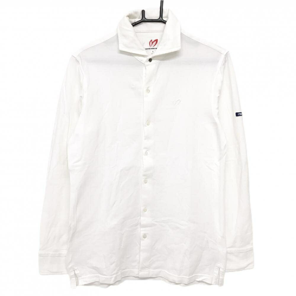 商品説明 ブランド MASTER BUNNY EDITION アイテム 長袖シャツ 表記サイズ 4 ※海外サイズの場合もございます。必ず実寸サイズをご確認ください。 実寸サイズ 　身幅：約48cm　袖丈：約63cm　肩幅：約42cm　着丈：約73cm ※実寸サイズの採寸方法については、こちらをご覧ください。 ★実寸サイズは平台に平置きして外寸を測定しており、商品によっては若干の誤差が生じます。数cmの誤差は予めご了承くださいませ。 特徴・仕様 適応時期 春 ・ 秋 商品ランク B+ コメント 襟汚れ、胸汚れ小 商品ランク（ゴルフウェア） N 新品（タグ付き) S 新品未使用品（タグなし） A+ 使用感や汚れ等がない、または目立たない綺麗な中古品 A 使用感や汚れ等が少ない美品や良品 B+ 使用感や中小の汚れ等がある一般的な中古品 B 使用感や大中の汚れ等がある一般的な中古品 C 使用感や大中の汚れ、小さな穴等がある中古品 商品ランク（ゴルフシューズ） N 新品（タグ付き) S 新品未使用品（タグなし） A+ しわや汚れ等がない、または少ない綺麗な中古品 A しわや小さな汚れはあるが、使用感が少ない美品や良品 B+ しわや中小の汚れ、使用感がある一般的な中古品 B しわや大中の汚れ、使用感がある一般的な中古品 C しわや大中の汚れ、使用感がある中古品 D しわや大きな汚れ、使用感がある中古品 &nbsp;★A+～CランクはUSED品となりますので、神経質な方はご入札をお控えください。 &nbsp;★Nランクは新品商品ですが、一部保管時による汚れ等があります。商品説明や写真で必ずご確認ください。　