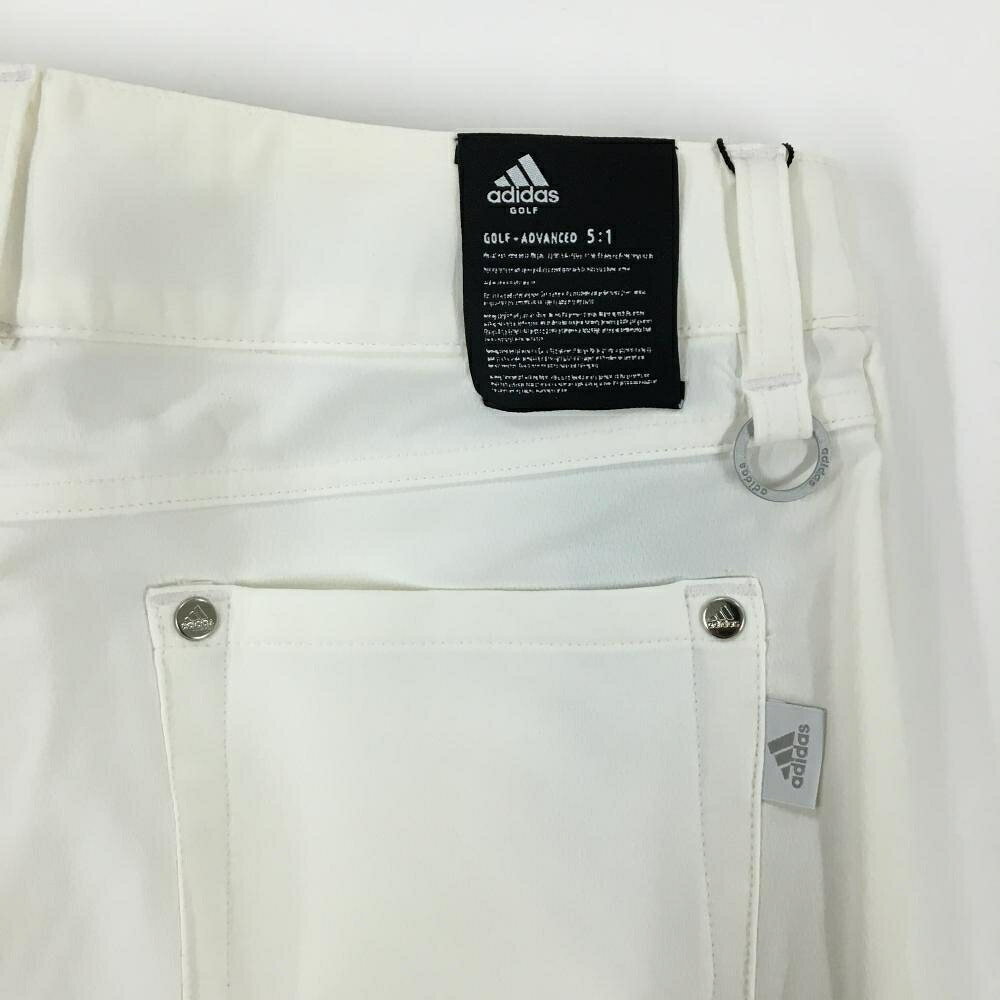 レオナード 楽天市場店の【超美品】アディダス パンツ 白 ナイロン混 ストレッチ レディース M ゴルフウェア adidas｜アングル3