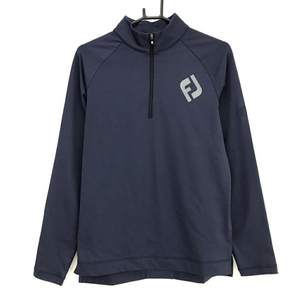 フットジョイハーフジップ高機能ジャケット フットジョイ FootJoy メンズ 撥水 ストレッチ ブロック裏起毛 長袖