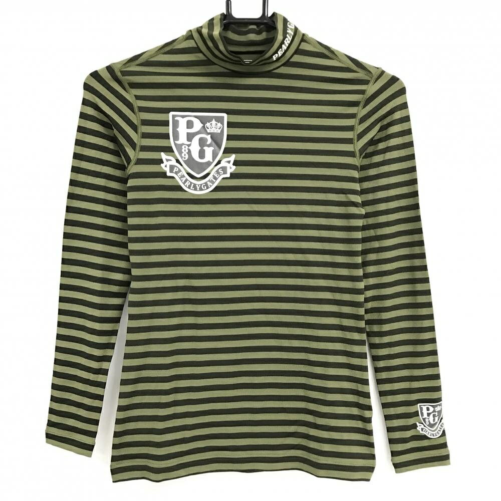 商品説明 ブランド PEARLY GATES アイテム ハイネックインナーシャツ 表記サイズ 0 ※海外サイズの場合もございます。必ず実寸サイズをご確認ください。 実寸サイズ 　身幅：約39cm　袖丈：約54cm　肩幅：約34cm　着丈：約57cm ※実寸サイズの採寸方法については、こちらをご覧ください。 ★実寸サイズは平台に平置きして外寸を測定しており、商品によっては若干の誤差が生じます。数cmの誤差は予めご了承くださいませ。 特徴・仕様 ネックロゴプリント　 適応時期 通年 商品ランク A+ コメント 商品ランク（ゴルフウェア） N 新品（タグ付き) S 新品未使用品（タグなし） A+ 使用感や汚れ等がない、または目立たない綺麗な中古品 A 使用感や汚れ等が少ない美品や良品 B+ 使用感や中小の汚れ等がある一般的な中古品 B 使用感や大中の汚れ等がある一般的な中古品 C 使用感や大中の汚れ、小さな穴等がある中古品 商品ランク（ゴルフシューズ） N 新品（タグ付き) S 新品未使用品（タグなし） A+ しわや汚れ等がない、または少ない綺麗な中古品 A しわや小さな汚れはあるが、使用感が少ない美品や良品 B+ しわや中小の汚れ、使用感がある一般的な中古品 B しわや大中の汚れ、使用感がある一般的な中古品 C しわや大中の汚れ、使用感がある中古品 D しわや大きな汚れ、使用感がある中古品 &nbsp;★A+～CランクはUSED品となりますので、神経質な方はご入札をお控えください。 &nbsp;★Nランクは新品商品ですが、一部保管時による汚れ等があります。商品説明や写真で必ずご確認ください。　