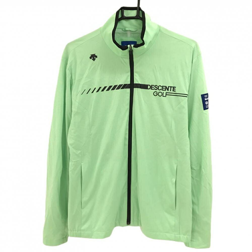 Men'S Wear - デサントゴルフ ジャケット ミントグリーン×黒 フロントロゴ 裏地メッシュ 中田英寿 メンズ L ゴルフウェア DESCENTE