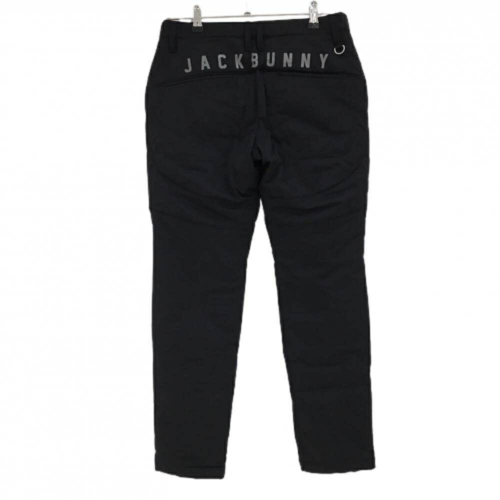 【超美品】ジャックバニー 中綿パンツ 黒 蓄熱裏地 裾ドローコード レディース 2(L...