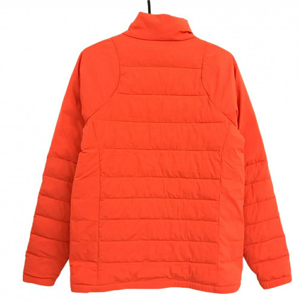 【美品】デサントゴルフ 中綿ジャケット オレンジ×黒 肩ロゴ 中田英寿 メンズ M ゴ...