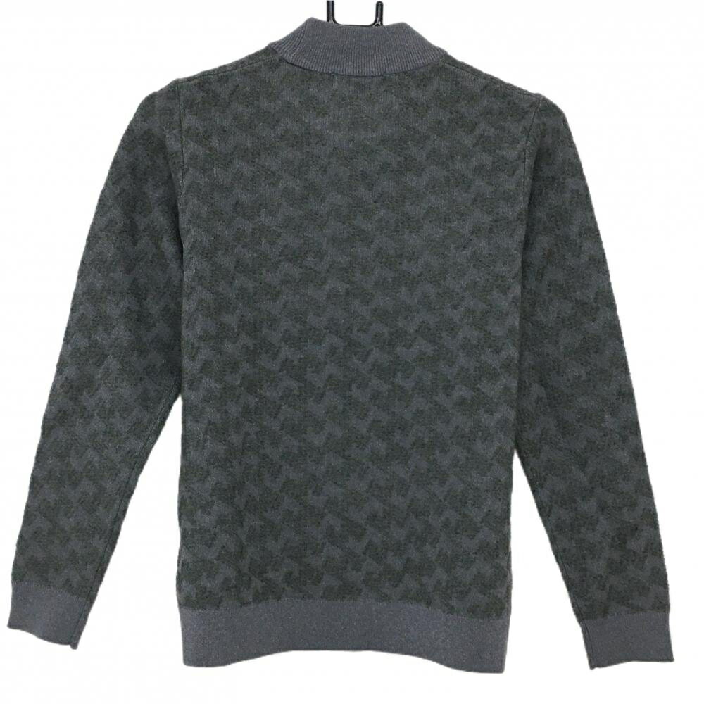 【超美品】レザレクション セーター グレー 総柄編み ウール混 ニット レディース S ゴルフウェア Resurrection