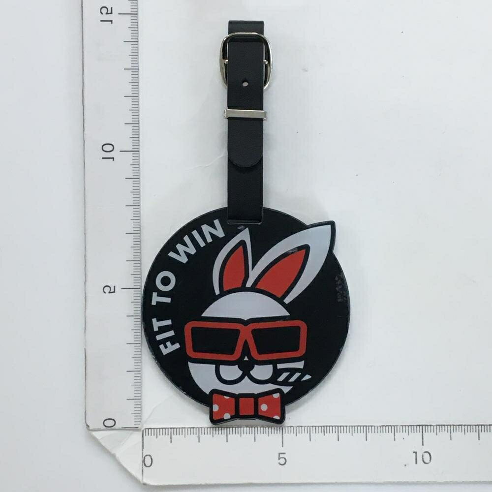 【超美品】マスターバニー ネームタグ 黒×白 ウサギ ゴルフ MASTER BUNNY EDITION