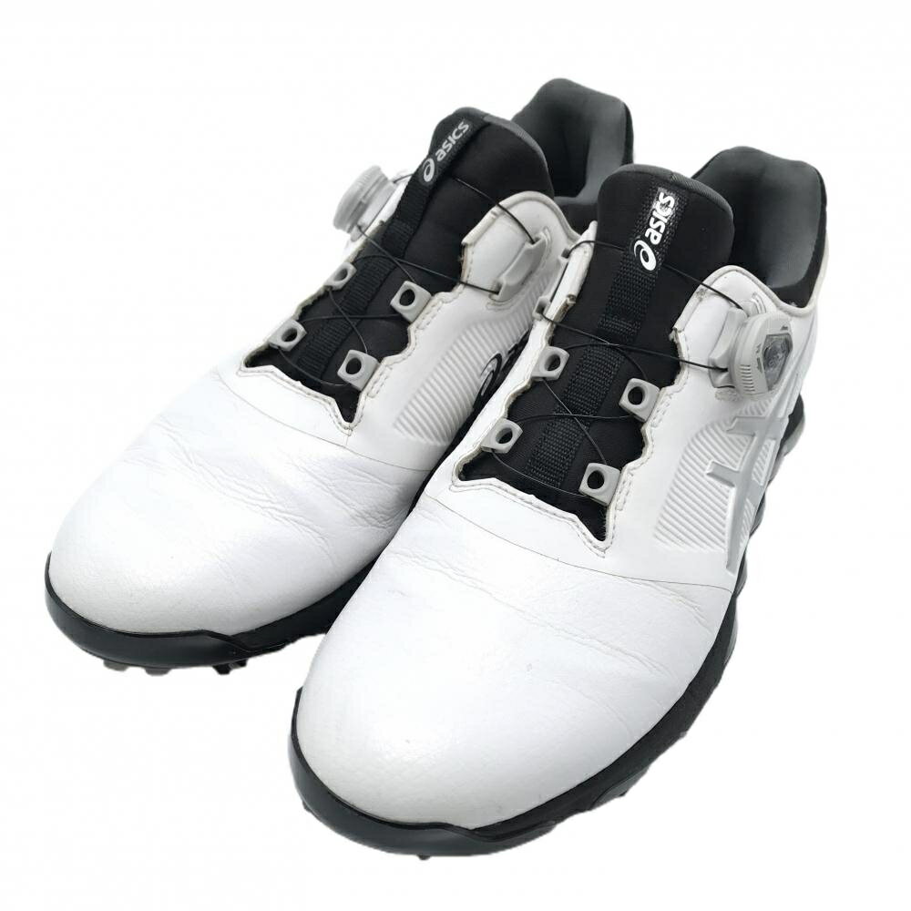 アシックス ゴルフシューズ 白×黒 TGN922 ゲルエースプロX ダイヤル式 メンズ 27.0 ゴルフウェア asics