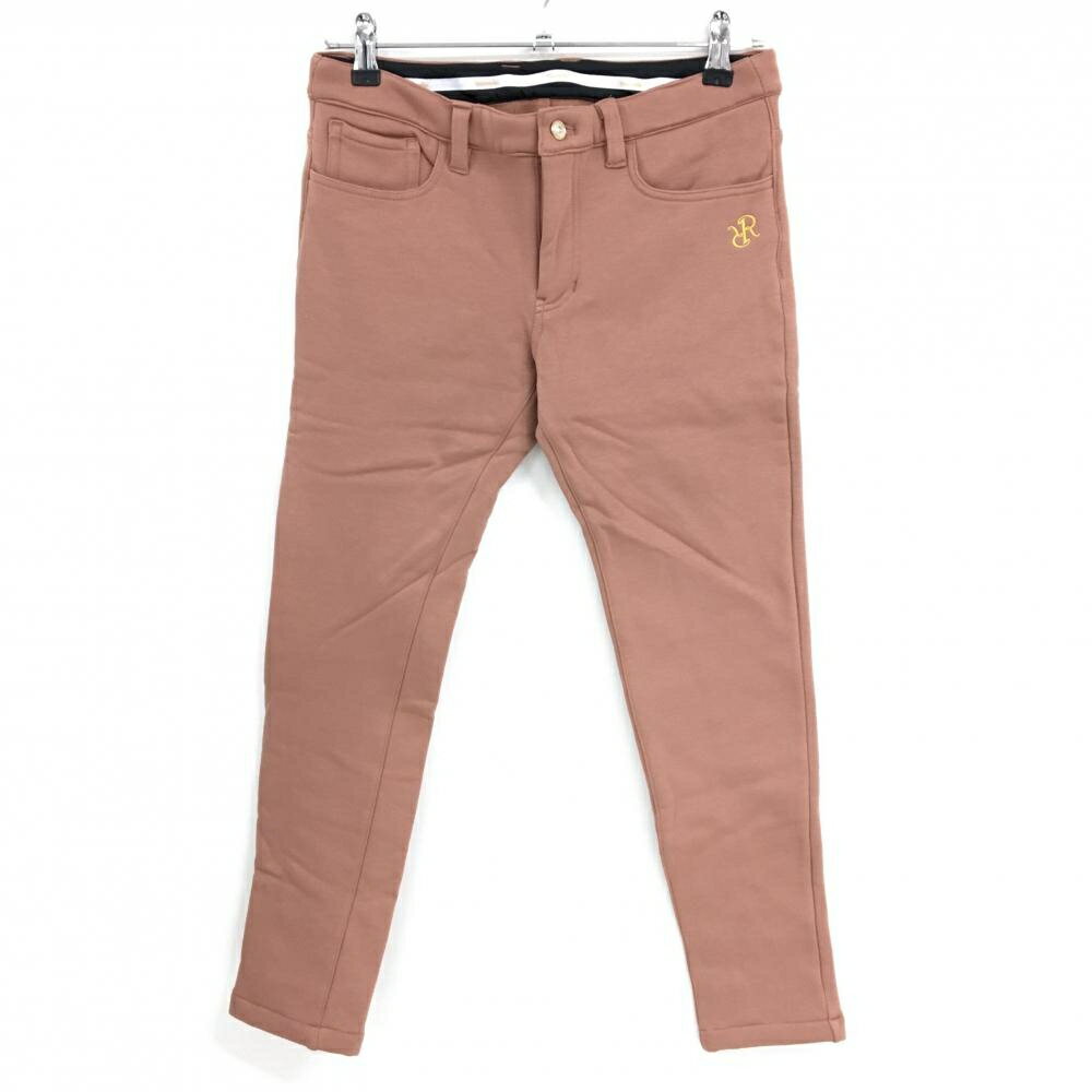 【超美品】レザレクション ストレッチパンツ スモーキーピンク系 裏起毛 レディース XS ゴルフウェア Resurrection