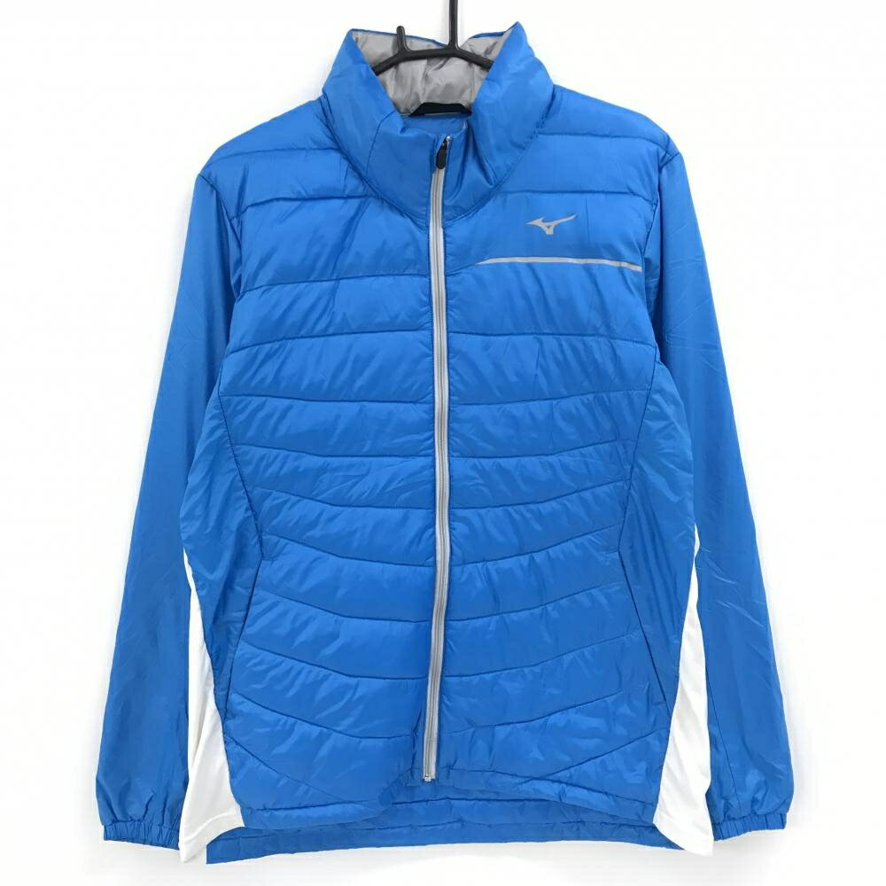 ミズノ 中綿ジャケット ブルー ブレスサーモ メンズ 2XL ゴルフウェア MIZUNO