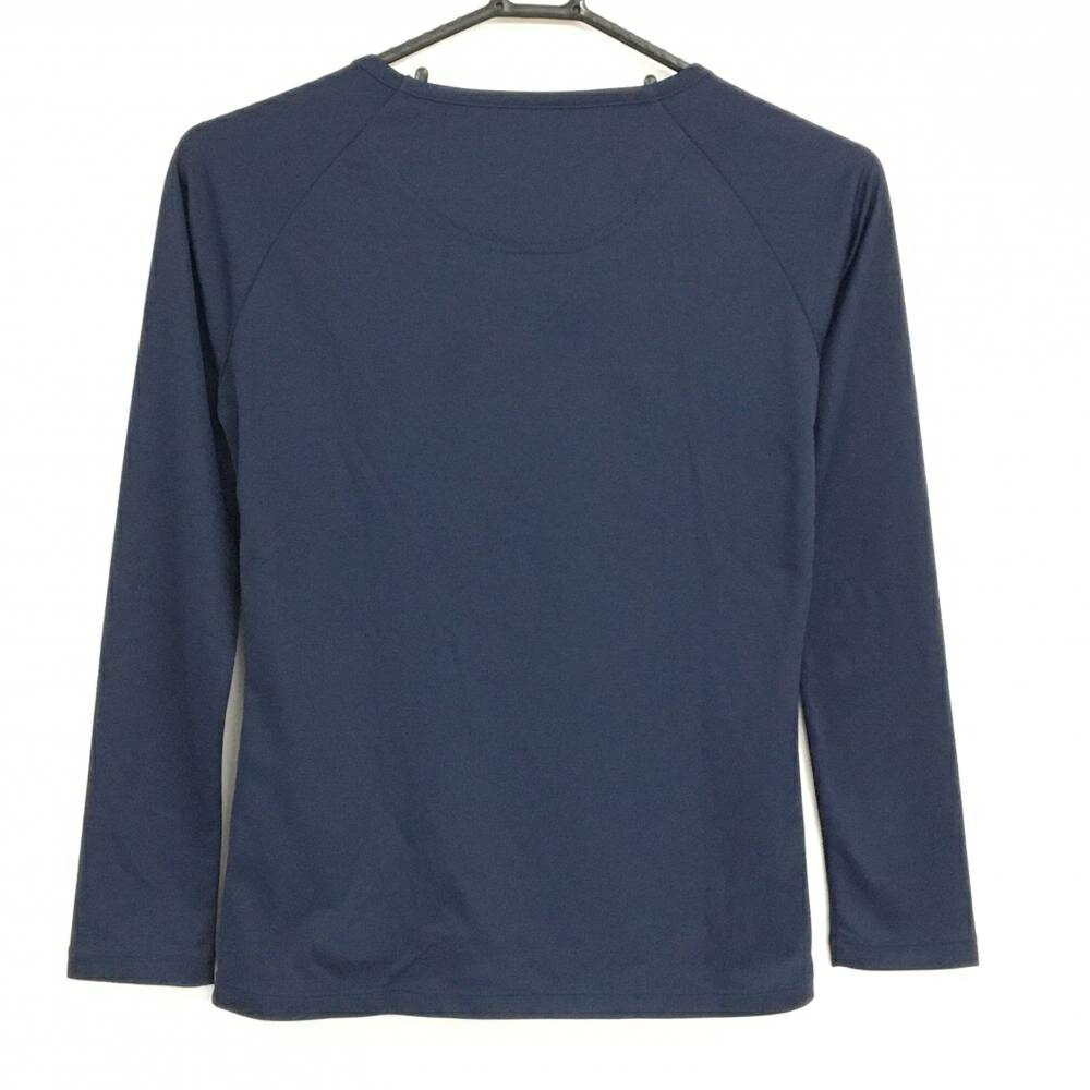 【美品】ルコックゴルフ インナーシャツ ネイビー ストレッチ レディース S ゴルフウェア le coq sportif