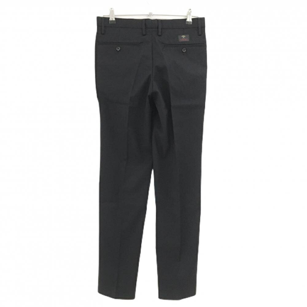 【新品】キャロウェイ パンツ 黒×白 ポケット口パイピングライン DRY メンズ M ゴルフウェア Callaway