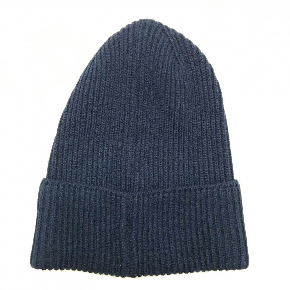 【新品】ダンスウィズドラゴン ニット帽 ネイビー ロゴ 99(F) ゴルフウェア Dance With Dragon