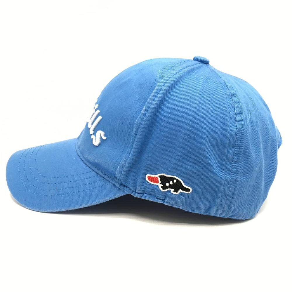 ラフアンドスウェル キャップ ライトブルー×白 立体ロゴ刺しゅう ゴルフウェア rough＆swell