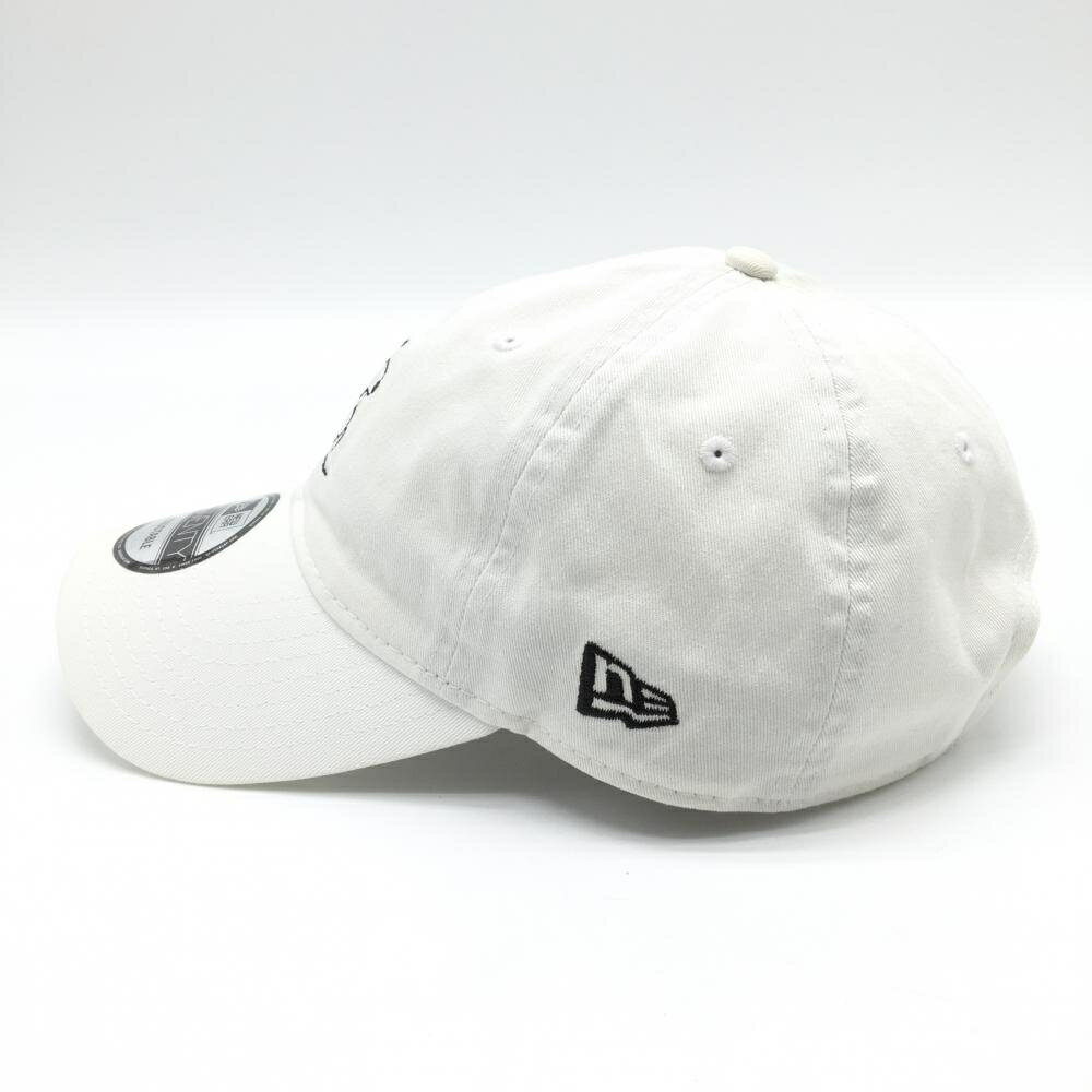 ニューエラ×PEANUTS キャップ 白 スヌーピー刺しゅう ゴルフウェア New Era