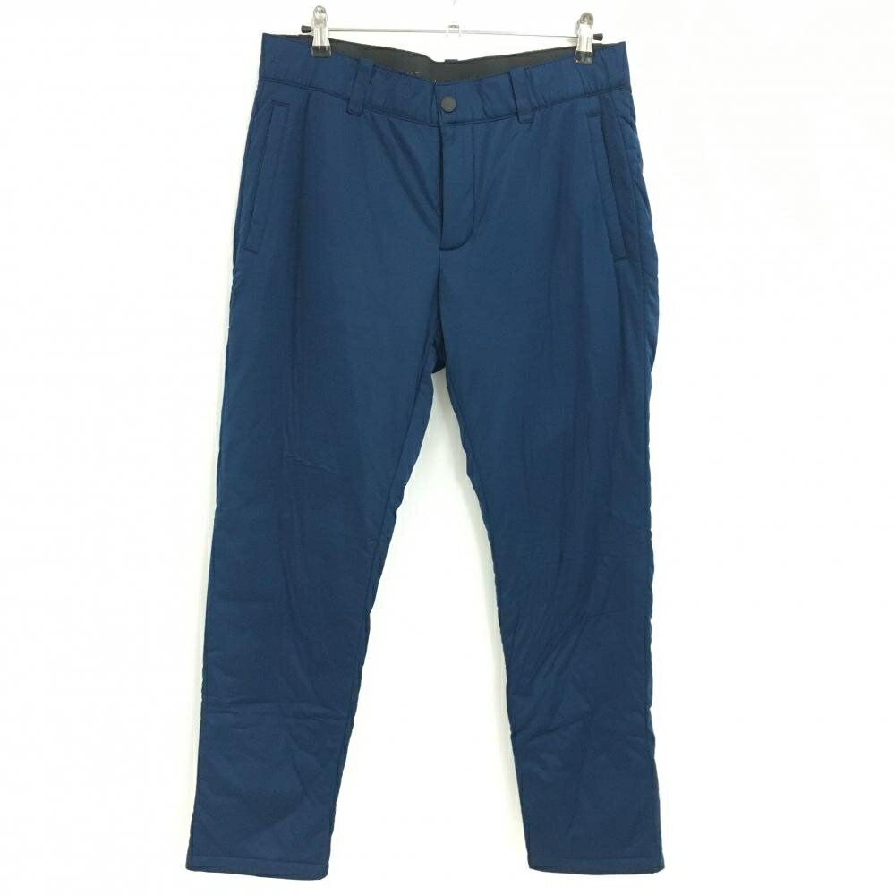 【美品】アンダーアーマー 中綿パンツ ネイビー ロゴプリント メンズ XXL ゴルフウェア 大きいサイズ UNDER ARMOUR...