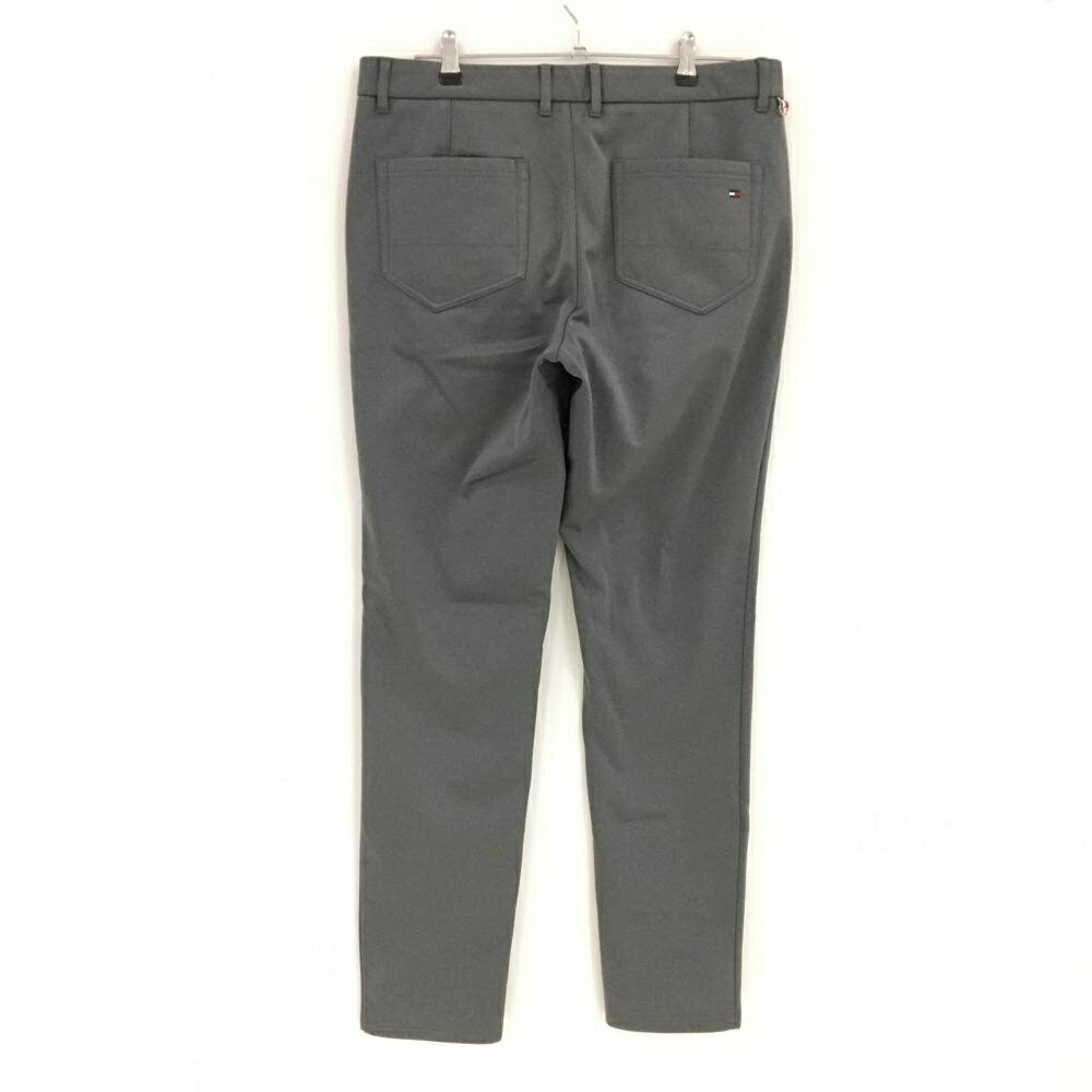【超美品】トミーヒルフィガー パンツ グレー 裏起毛 ポケット口ロゴ メンズ XL ゴルフウェア Tommy Hilfiger Golf
